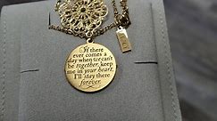 Winnie the Pooh If there ever comes a day Best Friend Gift Friendship Necklace Best Friend Necklace Going Away Gift