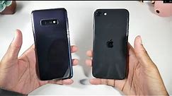 Samsung Galaxy S10e VS iPhone SE 2020 Comparison In 2021! (Hardware, Speed Test & Specs)