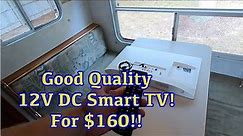 HOW TO Run Television on 12 volt in RV/Camper DC 12V Smart TV Setup Runs Off Solar NO INVERTER