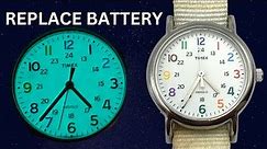 How to change my Timex Indiglo watch battery