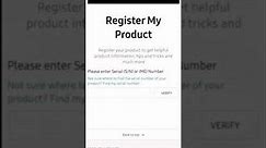 ## How to register Samsung Smartphones on warranty.