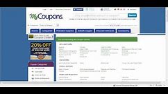 How To Use Online Coupons and Coupon Codes - MyCoupons.com