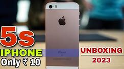 iPhone 5s Unboxing and review 2023 | iPhone 5s ₹10 review and giveaway