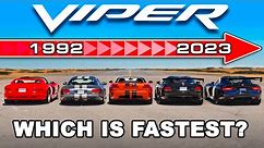 Every Dodge Viper tested 0-60mph!