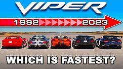 Every Dodge Viper tested 0-60mph!