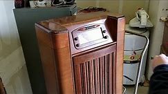 1947 PHILCO 47-1230 AM FM Phono Vintage Tube Radio Part 1 of 14 Teardown & Bench Test