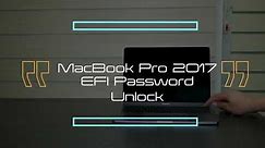 Macbook Pro 13 2017 A1708 EFI Password removal QFN Chip Unlock Bypass