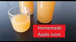 Homemade Fresh Apple Juice Recipe