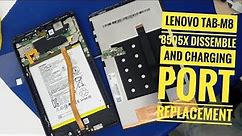 Lenovo Tab-m8 dissemble and charging port replacement|| 91 Mobile Repair ||