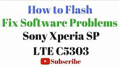 Hard Reset OR Remove Pattern Lock in Sony Xperia SP LTE C5303