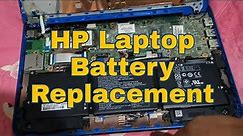 How to replace battery of HP Laptop | Battery Replacement HP stream