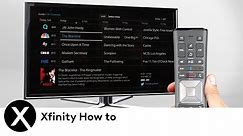 How To Use Your X1 Guide & DVR
