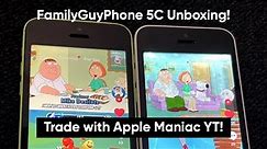 FamilyGuyPhone 5C Unboxing - Trade with Apple Maniac YT!