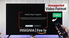 Insignia Fire TV: How To Play Unsupported Video File From USB Flash Drive!