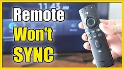 How to SYNC & Pair Firestick Remote that Won't Connect (Easy Tutorial)