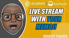 How to add [pre-recorded] Memojis to your live stream using keynote and ecamm!
