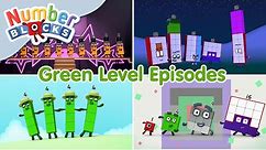 Numberblocks Green Level 4 - Full Episodes | 1 Hour Compilation | 123 - Numbers Cartoon For Kids
