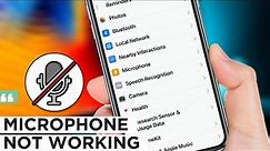 How To Fix Microphone Not Working on iPhone | iPhone Mic Problem [Solved]