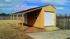 10x20 Shed with Lean-to - Shed Plans - Stout Sheds LLC