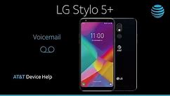 How to use Voicemail on Your LG Stylo 5+ | AT&T Wireless