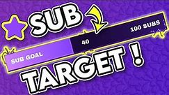 ⭐ How to Add a Subscriber Goal to Stream! // Streamlabs Widget Tutorial