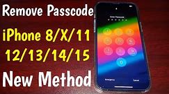 Remove Passcode iPhone 8/X/11/12/13/14/15 | Forgot iPhone Passcode How To Unlock