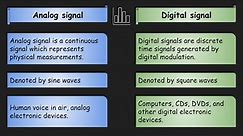 Analog vs Digital | All about Analog and Digital signal | Advantages-Disadvantages | Examples