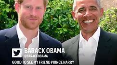 Barack Obama and Prince Harry's Friendship