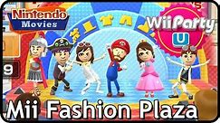 Wii Party U - Mii Fashion Plaza (4 Players) Mario/Roman/Pirate/Cave/Rock-Star outfits