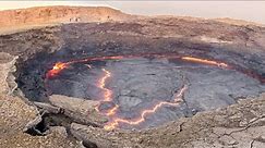 The Massive Active Volcano in Ethiopia; Erta Ale