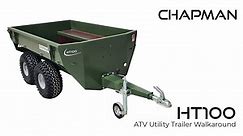 HT100 ATV Utility Trailer Walkaround