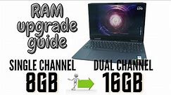 Lenovo LOQ 15 - RAM Upgrade Guide (8GB to 16GB)