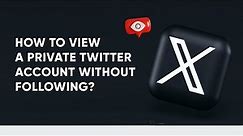 How to View a Private Twitter (X) Account Without Following | InstaFollowers 2024
