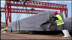 100 Ton granite stone. The world's largest stone factory.