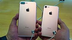 iPhone 7 & iPhone 7 Plus : Rose Gold,Gold and Silver