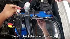 How to troubleshoot power side mirror if not working