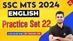 SSC MTS 2024 | SSC MTS English Classes by Shanu Rawat | SSC MTS English Practice Set 22