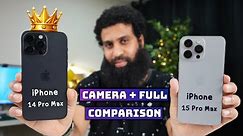 iPhone 15 Pro Max vs 14 Pro Max Full Comparison & Camera Comparison