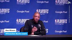 Milwaukee Bucks coach, Doc Rivers talks about Pat Beverley's behavior during playoff loss