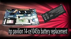 ho pavilion 14-ce1045tx battery replacement