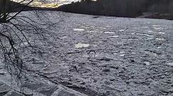 Delaware River Ice Jam Causes Flooding