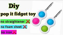 How to make pop it with paper|Diy pop it|Diy simple dimple|Diy fidget toy|The easy art
