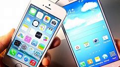 iPhone 5S VS Samsung Galaxy S4 - Speed, Camera & Hardware Comparison