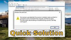 Scanner Not Detected Windows 11 FIX - Windows Fax and Scan