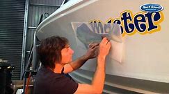 How to apply printed Boat Graphics easily like a pro