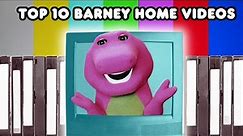 Top 10 Barney Home Videos | Ranking Series | Tee-Riffic Tributes