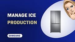 How to Manage Ice Production on Your Samsung RF18A5101SR Fridge