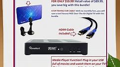 Mediasonic HW180STB HomeWorx HDTV Digital Converter Box with HDMI and USB playback   Digital
