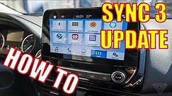 Update FORD SYNC 3 (UK) - To The Latest Version Using USB