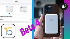 Everything NEW in iOS 15 Beta 4: Safari Redesign Is OPTIONAL, MagSafe Battery Support, & More!!